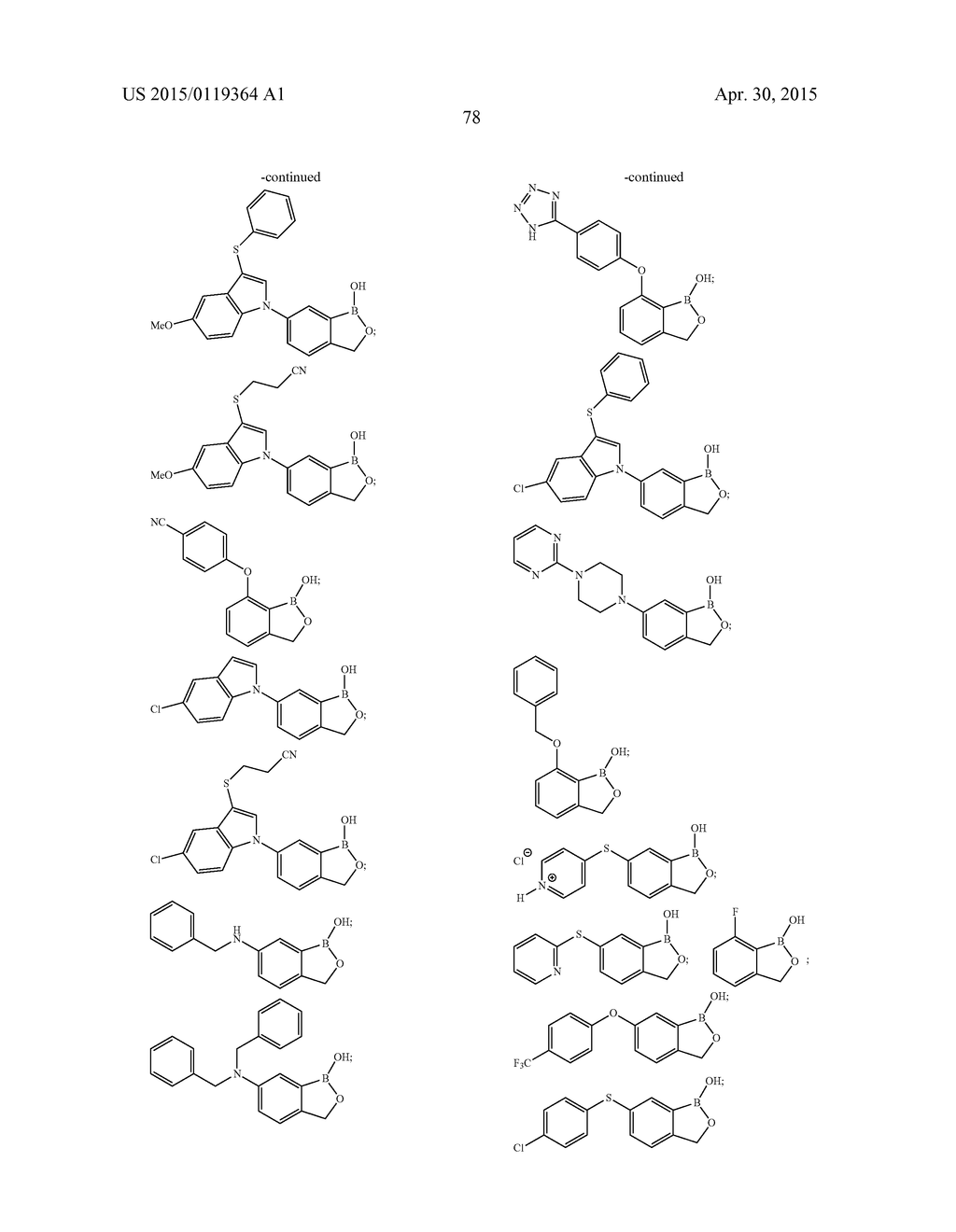 BORON-CONTAINING SMALL MOLECULES - diagram, schematic, and image 142