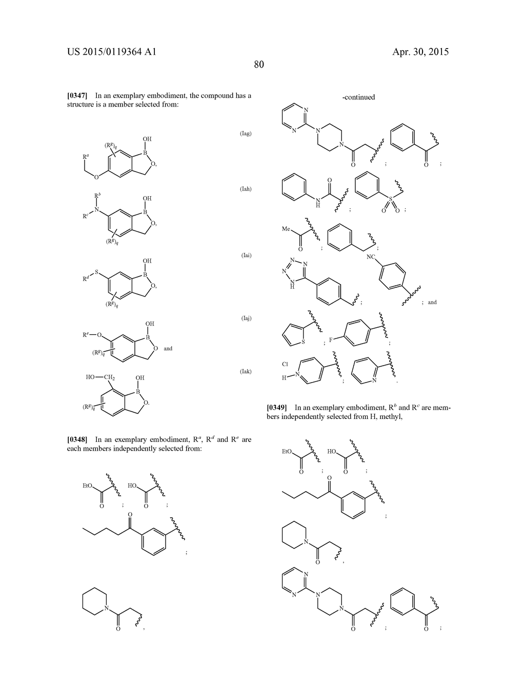 BORON-CONTAINING SMALL MOLECULES - diagram, schematic, and image 144