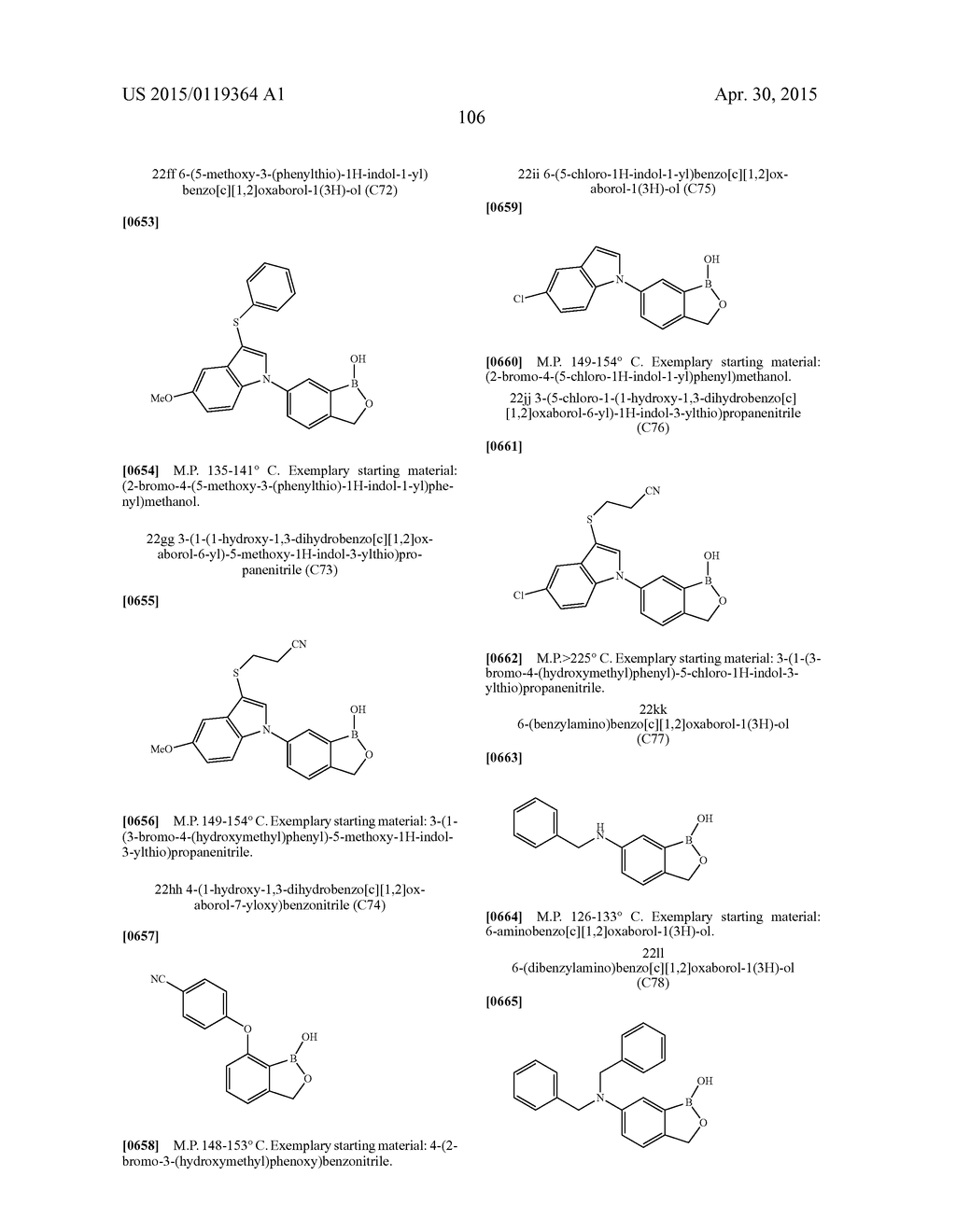 BORON-CONTAINING SMALL MOLECULES - diagram, schematic, and image 170