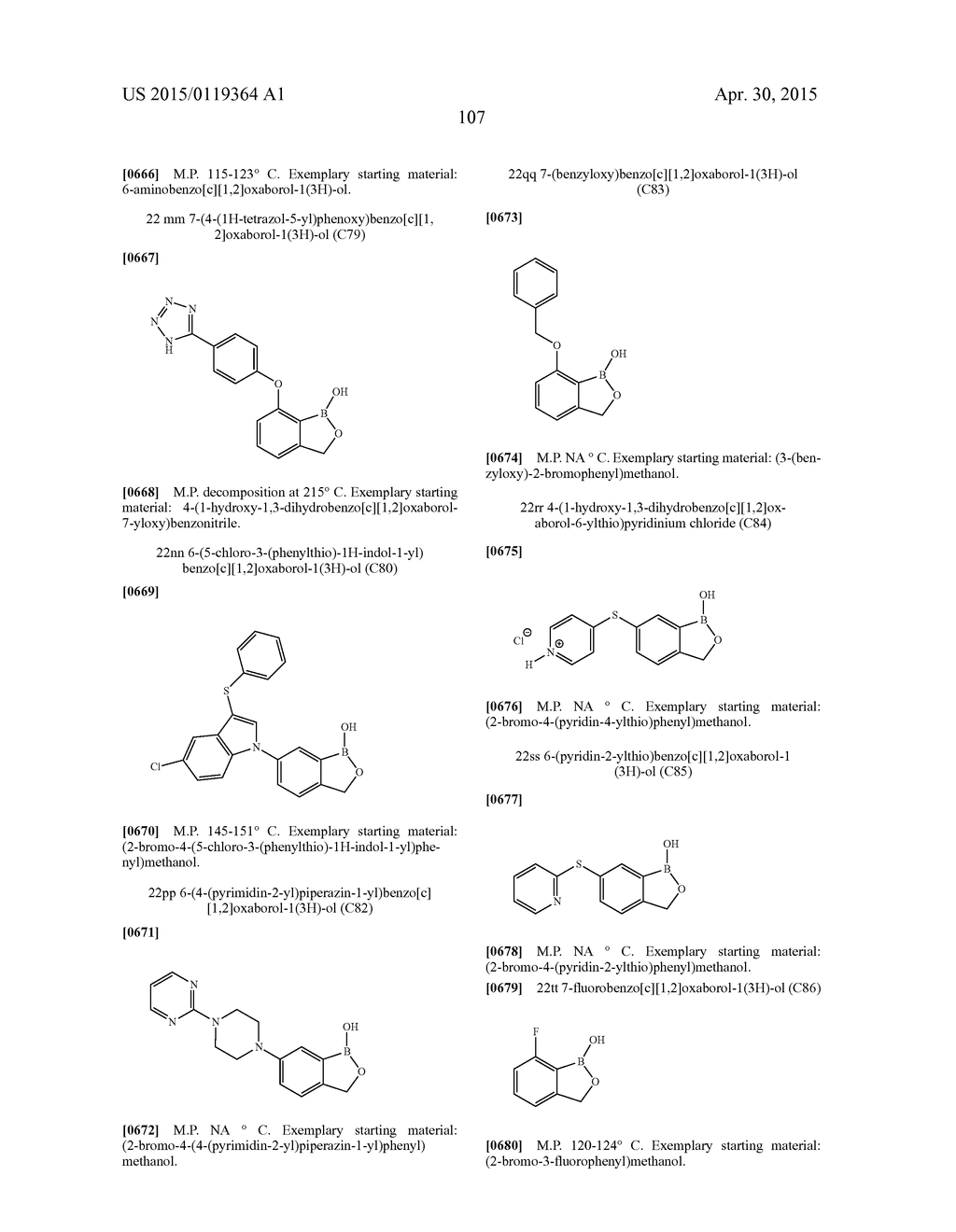 BORON-CONTAINING SMALL MOLECULES - diagram, schematic, and image 171