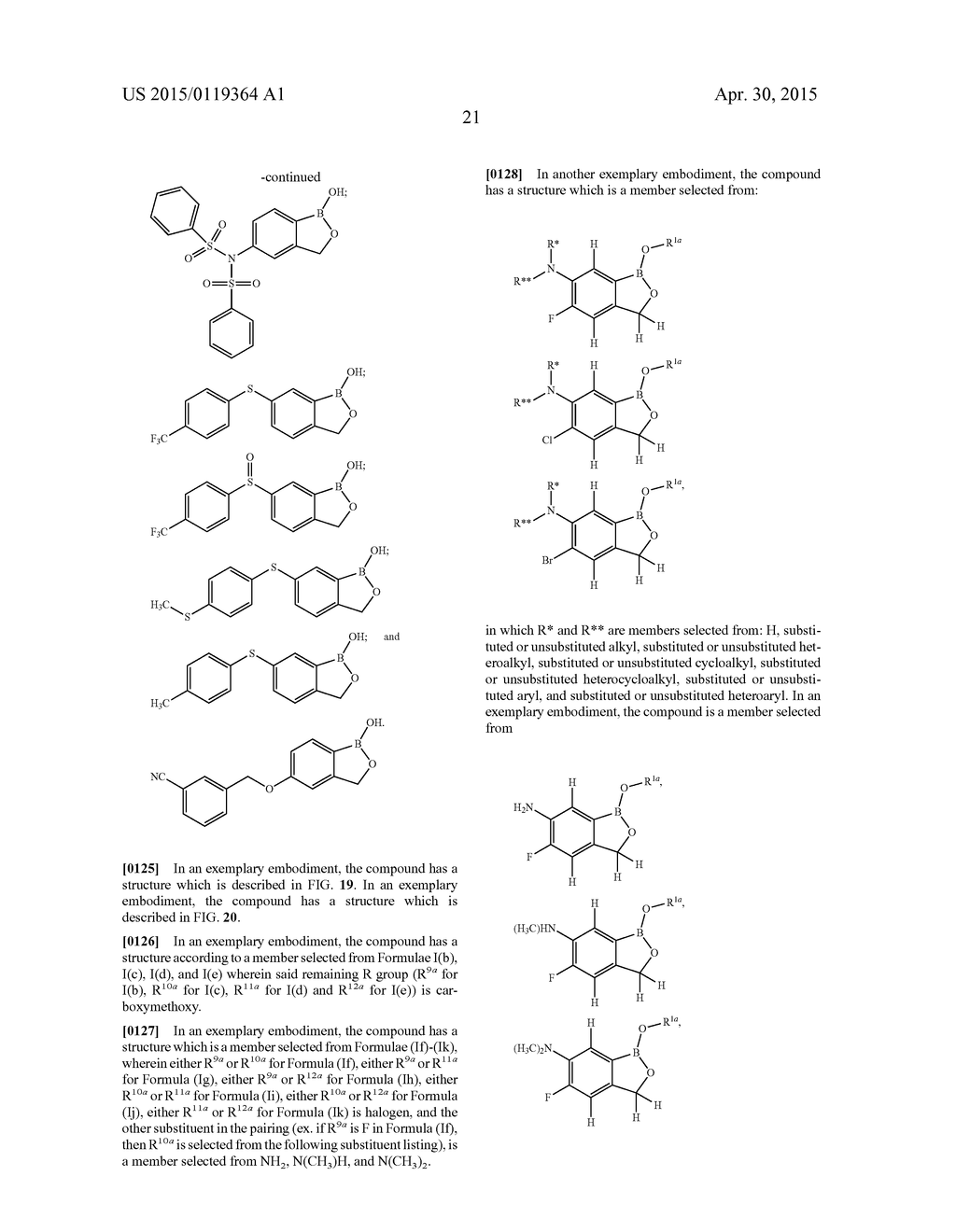 BORON-CONTAINING SMALL MOLECULES - diagram, schematic, and image 85