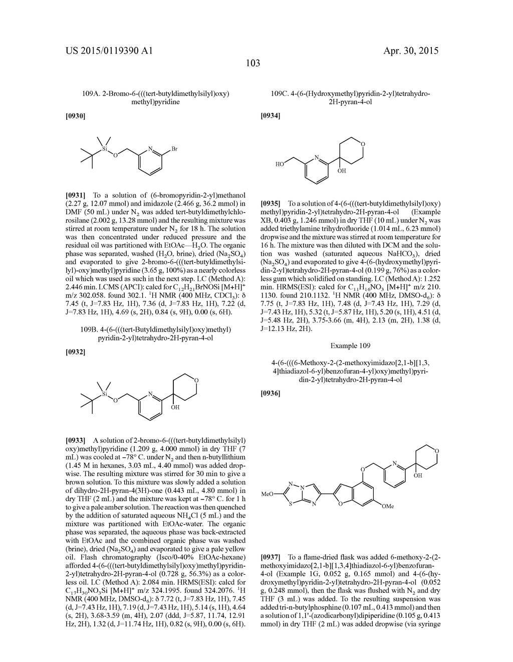 IMIDAZOTHIADIAZOLE AND IMIDAZOPYRIDAZINE DERIVATIVES AS PROTEASE ACTIVATED     RECEPTOR 4 (PAR4) INHIBITORS FOR TREATING PLATELET AGGREGATION - diagram, schematic, and image 105