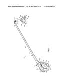 INSTRUMENT AND METHOD FOR DELIVERY, DEPLOYMENT, AND TAMPONADE OF HEMOSTATS     AND METHODS OF ASSEMBLING AN INSTRUMENT THEREFOR diagram and image