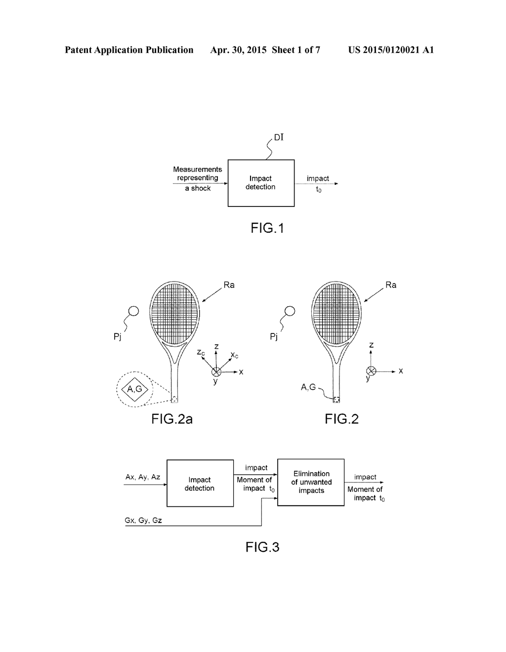 METHOD FOR ANALYZING THE GAME OF A USER OF A RACKET - diagram, schematic, and image 02