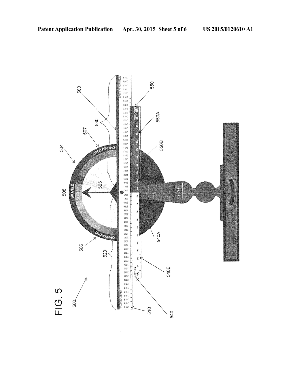 Beam Scale Apparatus Implemented for Visual Assessment of Financial Plans - diagram, schematic, and image 06