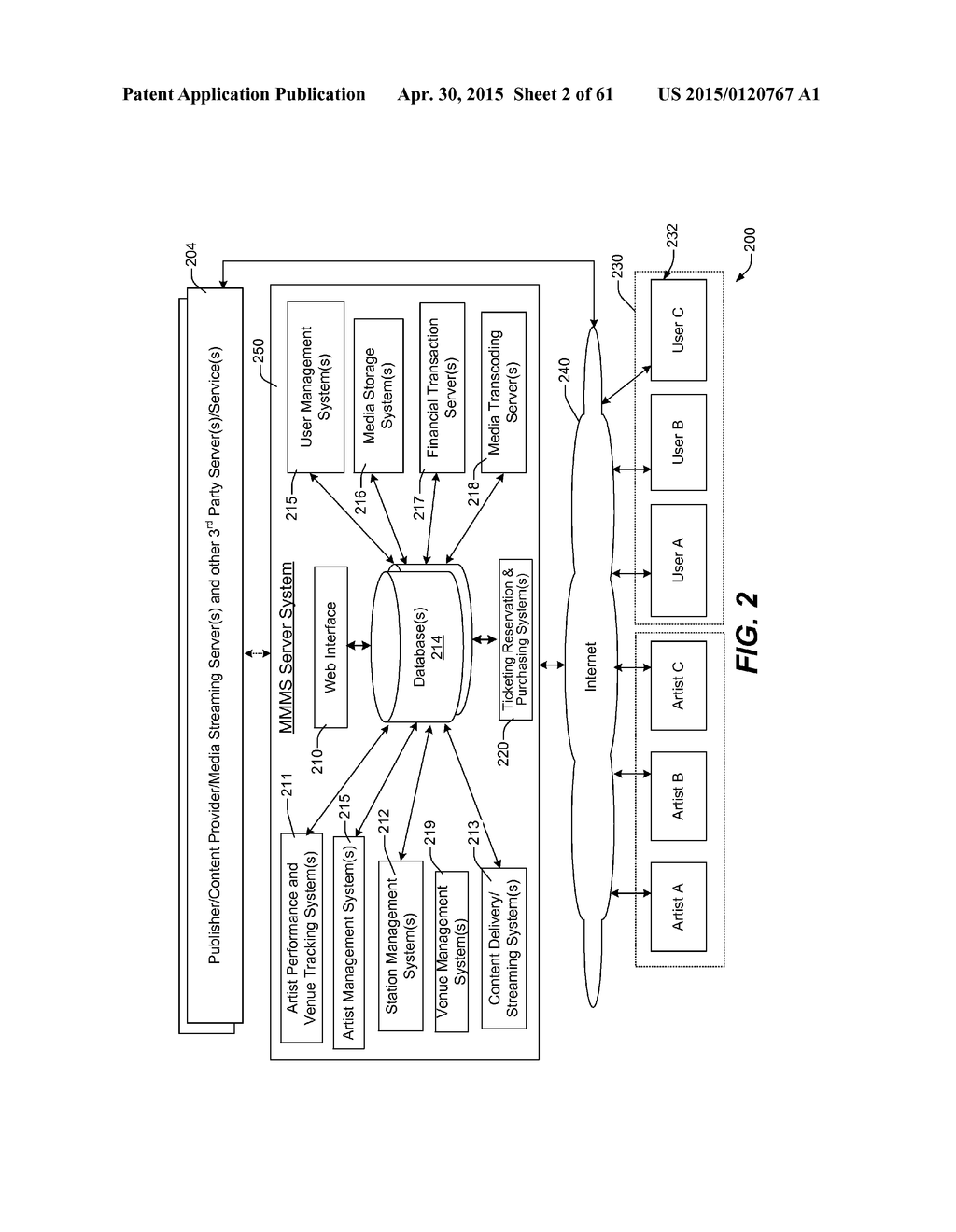 VENUE-RELATED MULTI-MEDIA MANAGEMENT, STREAMING, ONLINE TICKETING, AND     ELECTRONIC COMMERCE TECHNIQUES IMPLEMENTED VIA COMPUTER NETWORKS AND     MOBILE DEVICES - diagram, schematic, and image 03