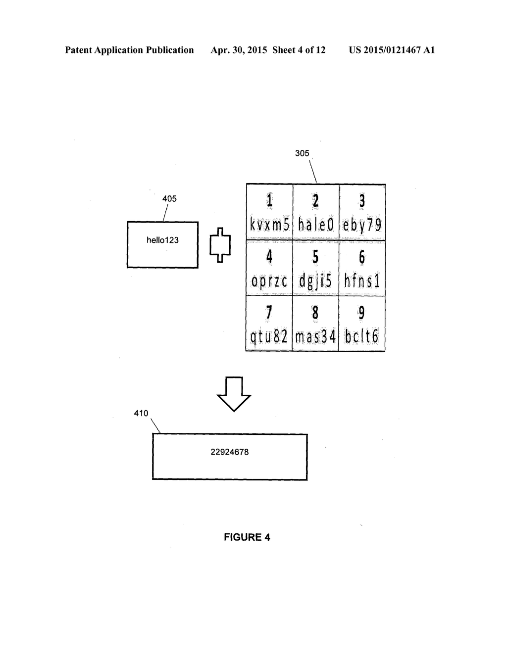 Method and System for Protecting a Password During an Authentication     Process - diagram, schematic, and image 05