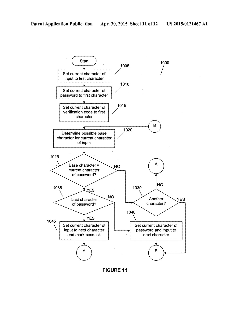 Method and System for Protecting a Password During an Authentication     Process - diagram, schematic, and image 12