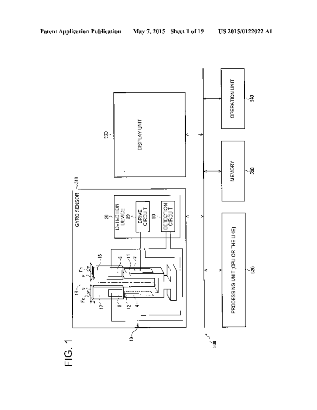 DETECTION DEVICE, SENSOR, ELECTRONIC APPARATUS, AND MOVING OBJECT - diagram, schematic, and image 02