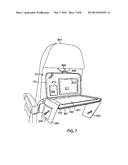 Caddy Organizer for Use with an Airplane Tray Table diagram and image