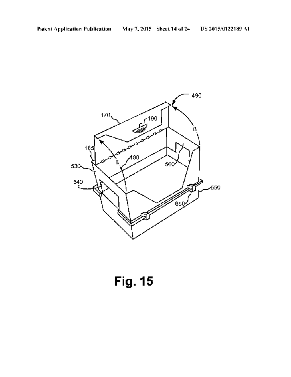 RECONFIGURABLE CAT LITTER BOX AND METHOD OF MANUFACTURING SAME - diagram, schematic, and image 15