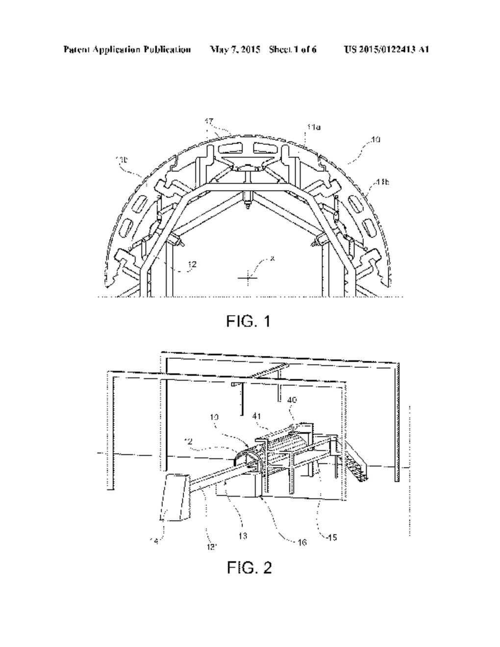 METHOD OF MANUFACTURING SINGLE PIECE FUSELAGE BARRELS IN COMPOSITE     MATERIAL - diagram, schematic, and image 02