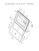 ELECTRONIC DEVICE CASE HAVING AN A-FRAME CONFIGURATION diagram and image