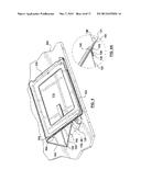 ELECTRONIC DEVICE CASE HAVING AN A-FRAME CONFIGURATION diagram and image