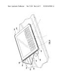 ELECTRONIC DEVICE CASE HAVING AN A-FRAME CONFIGURATION diagram and image