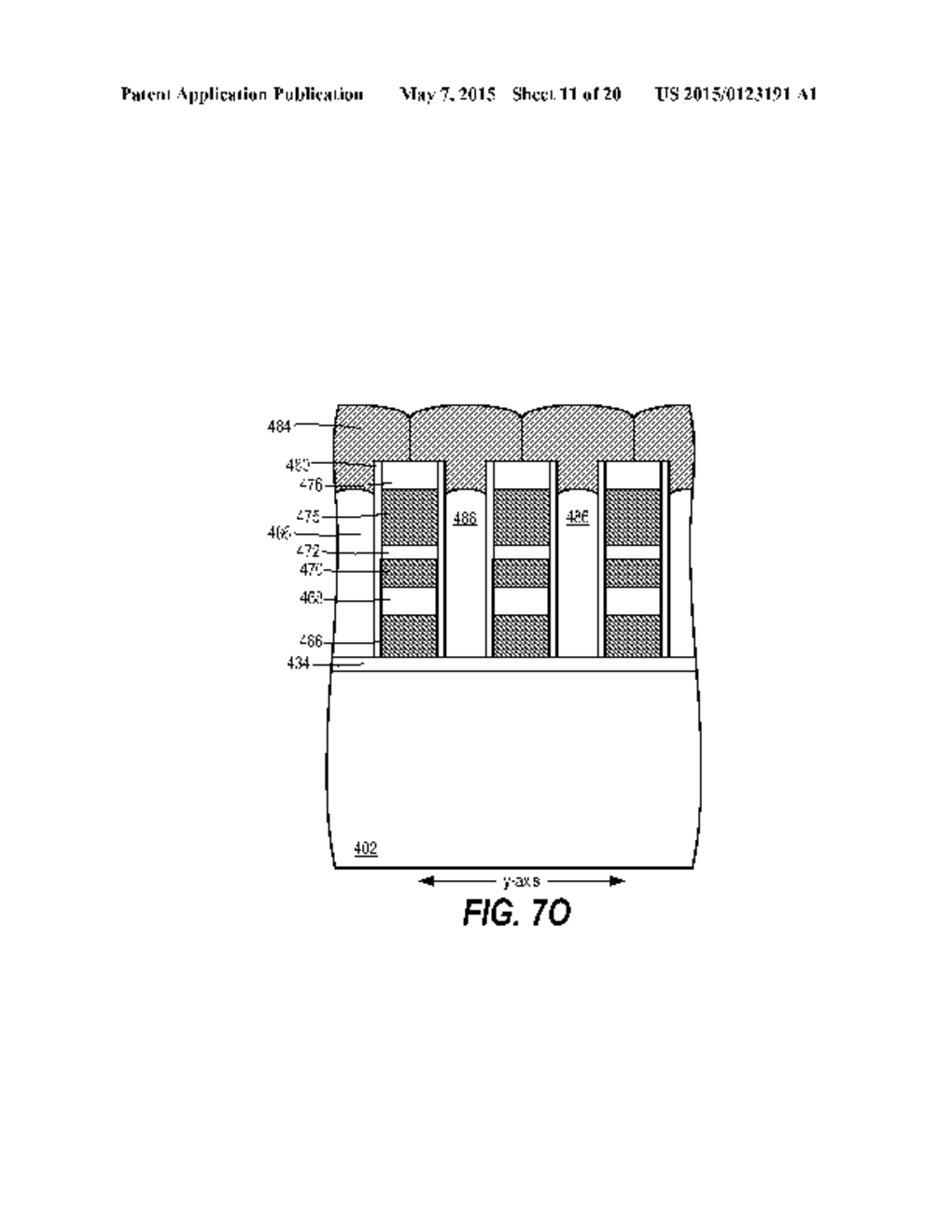 Non-Volatile Memory With Flat Cell Structures And Air Gap Isolation - diagram, schematic, and image 12