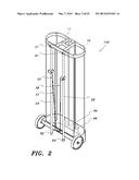 WHEELED COMPARTMENTALIZED CART diagram and image