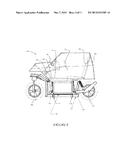 LEAN-COMPENSATING MOTORCYCLE WITH CHANNEL WHEELS diagram and image