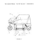 LEAN-COMPENSATING MOTORCYCLE WITH CHANNEL WHEELS diagram and image