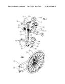 WHEELCHAIR REAR WHEEL SUPPORT ASSEMBLY  AND DETACHABLE ARMREST diagram and image