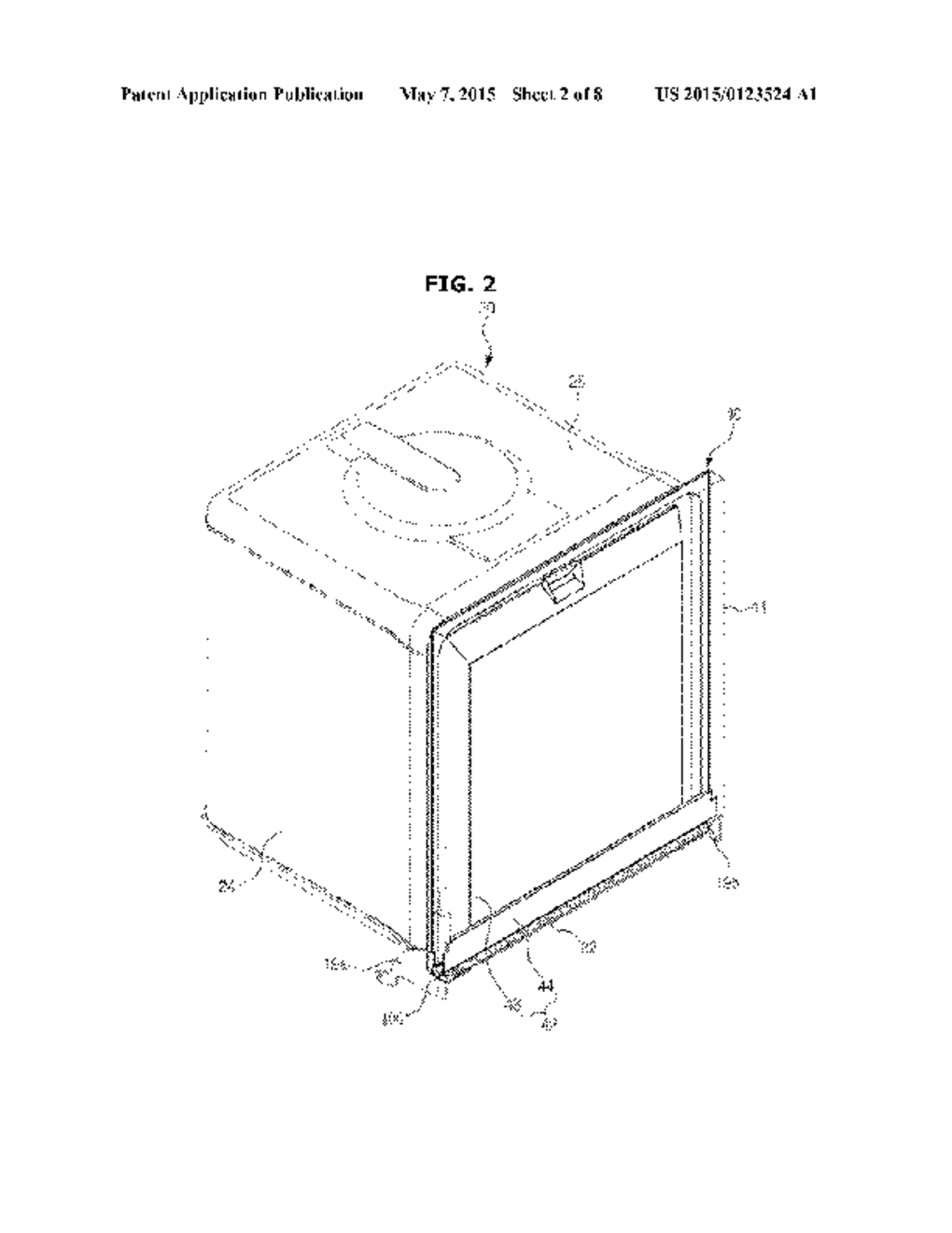 SEALING MEMBER AND DISHWASHER HAVING THE SAME - diagram, schematic, and image 03