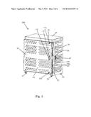 STORAGE CABINET HAVING A LOCKING BAR AND METHOD FOR SECURING THE SAME diagram and image