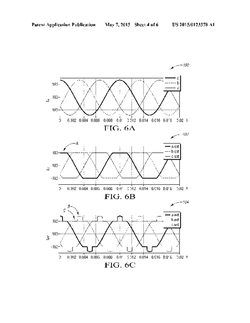 METHOD AND APPARATUS FOR INCREASING A CURRENT SENSING RANGE IN A POLYPHASE     MOTOR SYSTEM - diagram, schematic, and image 05