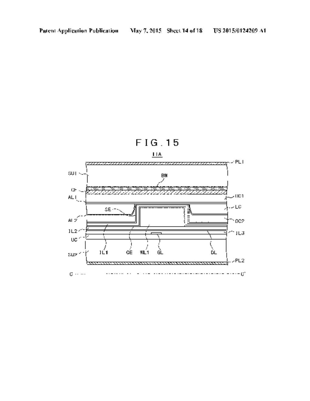 LIQUID CRYSTAL DISPLAY DEVICE - diagram, schematic, and image 15