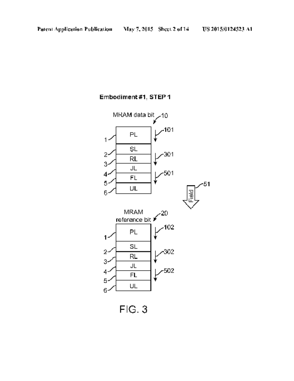 INITIALIZATION METHOD OF A PERPENDICULAR MAGNETIC RANDOM ACCESS MEMORY     (MRAM) DEVICE - diagram, schematic, and image 03