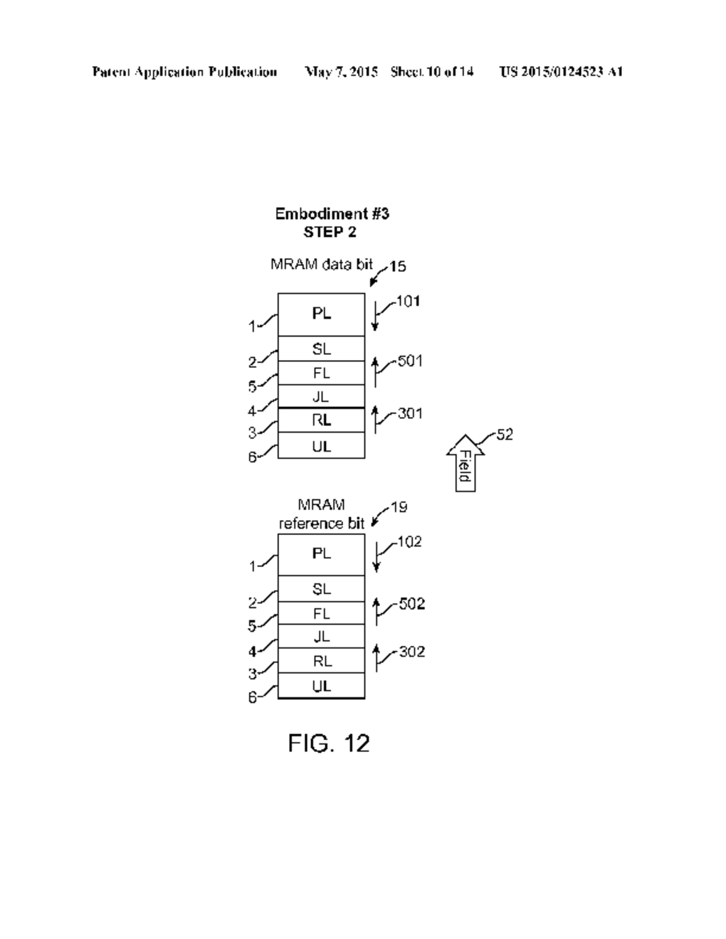 INITIALIZATION METHOD OF A PERPENDICULAR MAGNETIC RANDOM ACCESS MEMORY     (MRAM) DEVICE - diagram, schematic, and image 11