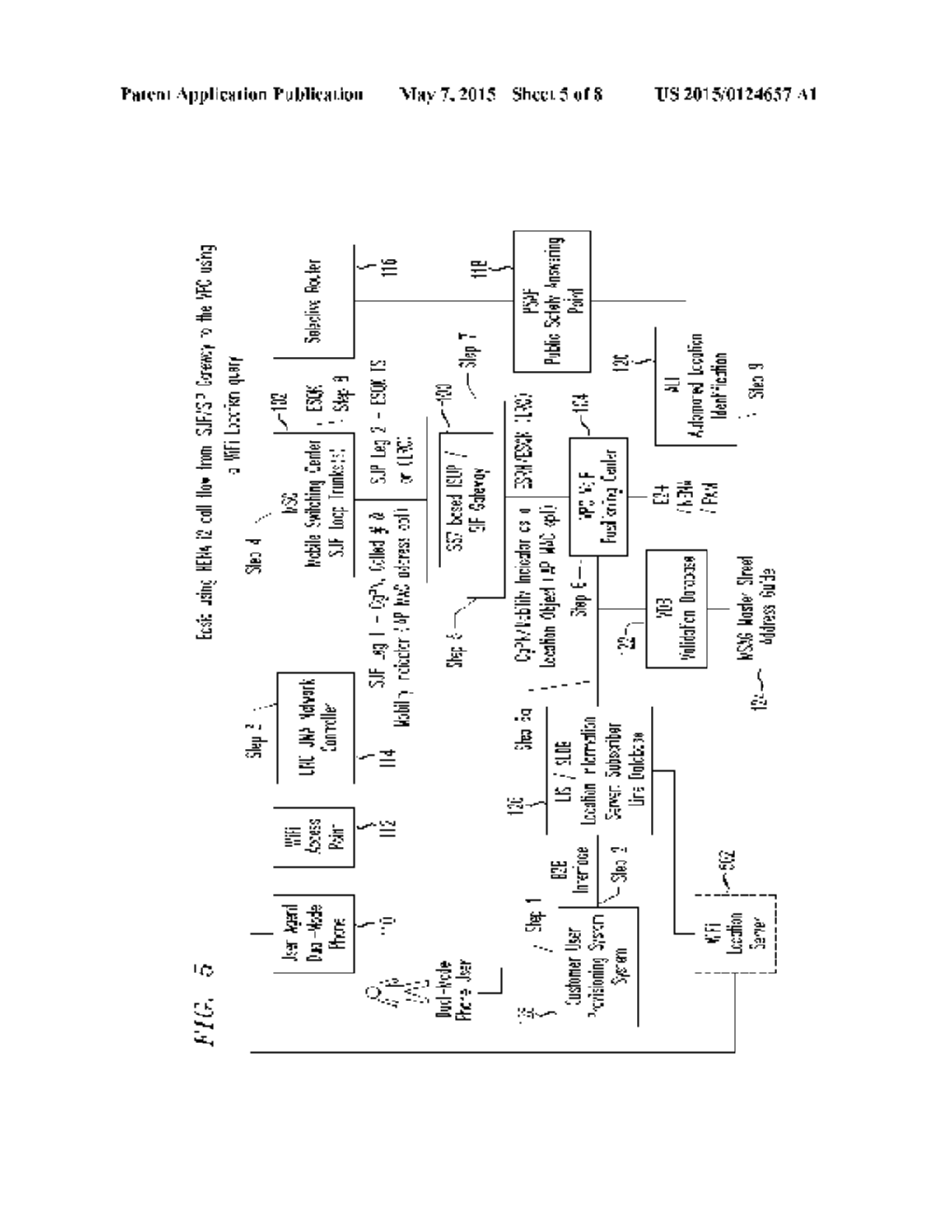 Integrated Services User Part (ISUP)/Session Initiation Protocol (SIP)     Gateway for Unlicensed Mobile Access (UMA) Emergency Services Call Flow - diagram, schematic, and image 06