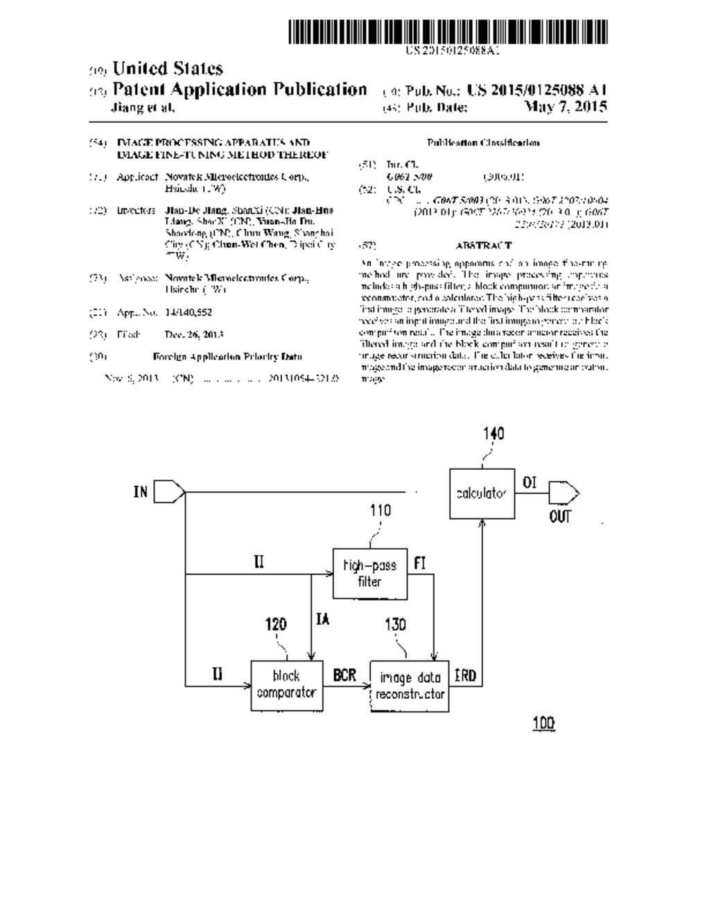 IMAGE PROCESSING APPARATUS AND IMAGE FINE-TUNING METHOD THEREOF - diagram, schematic, and image 01