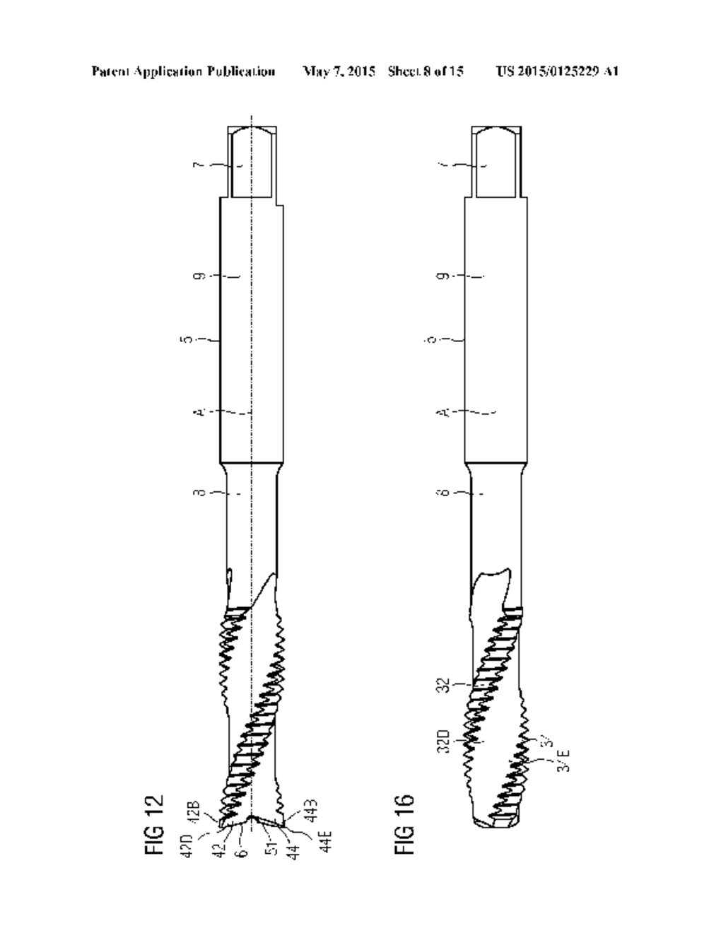 METHOD AND TOOL FOR PRODUCING A THREAD IN A WORKPIECE - diagram, schematic, and image 09