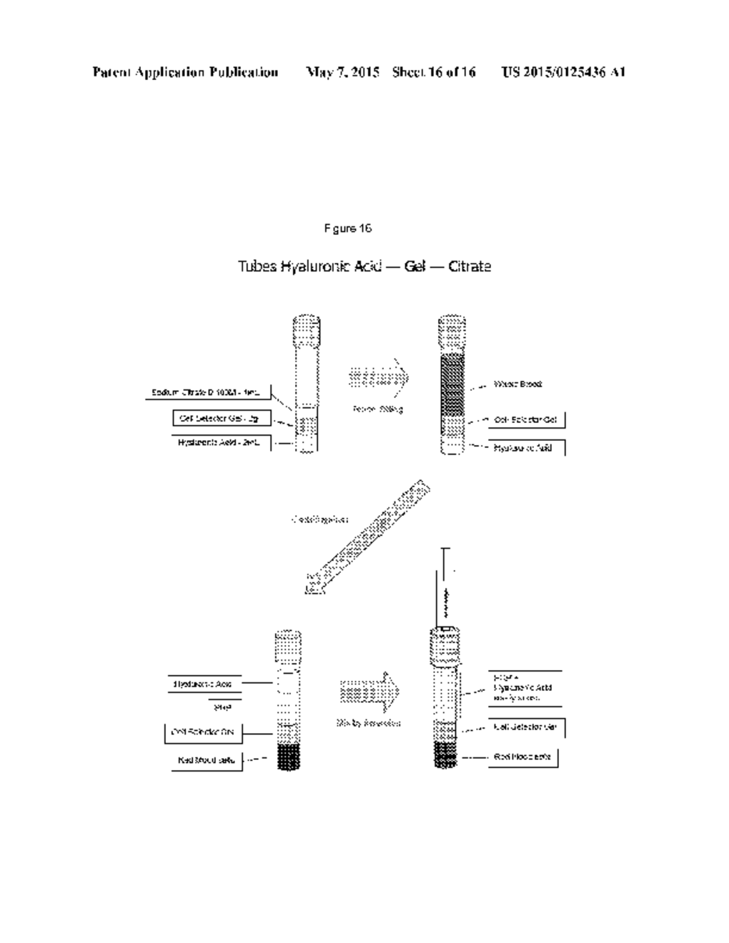 PROCESS, TUBE AND DEVICE FOR THE PREPARATION OF WOUND HEALANT COMPOSITION - diagram, schematic, and image 17