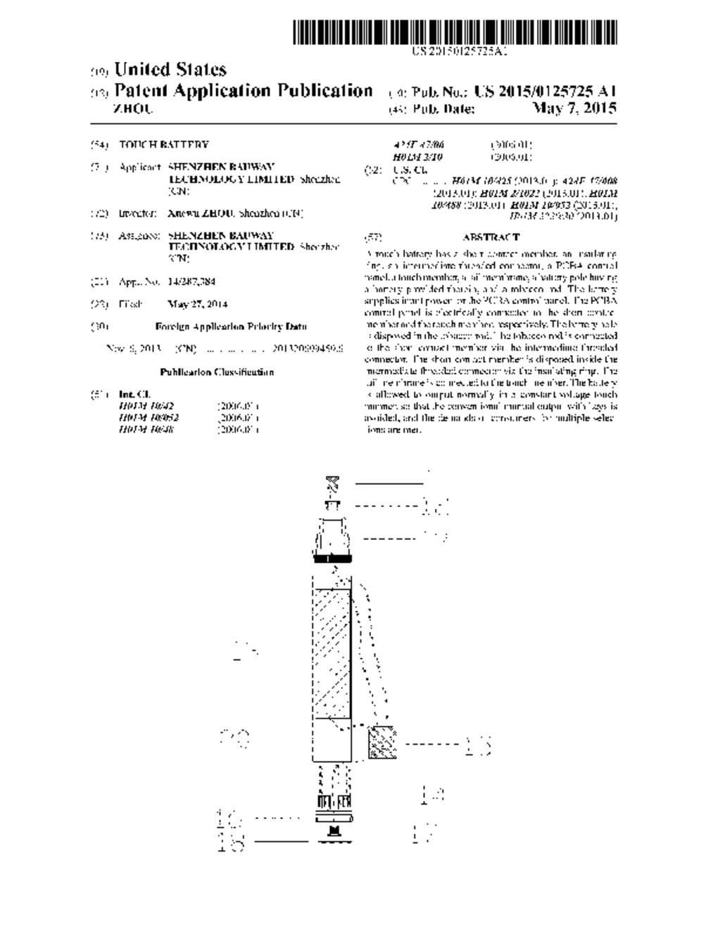 TOUCH BATTERY - diagram, schematic, and image 01