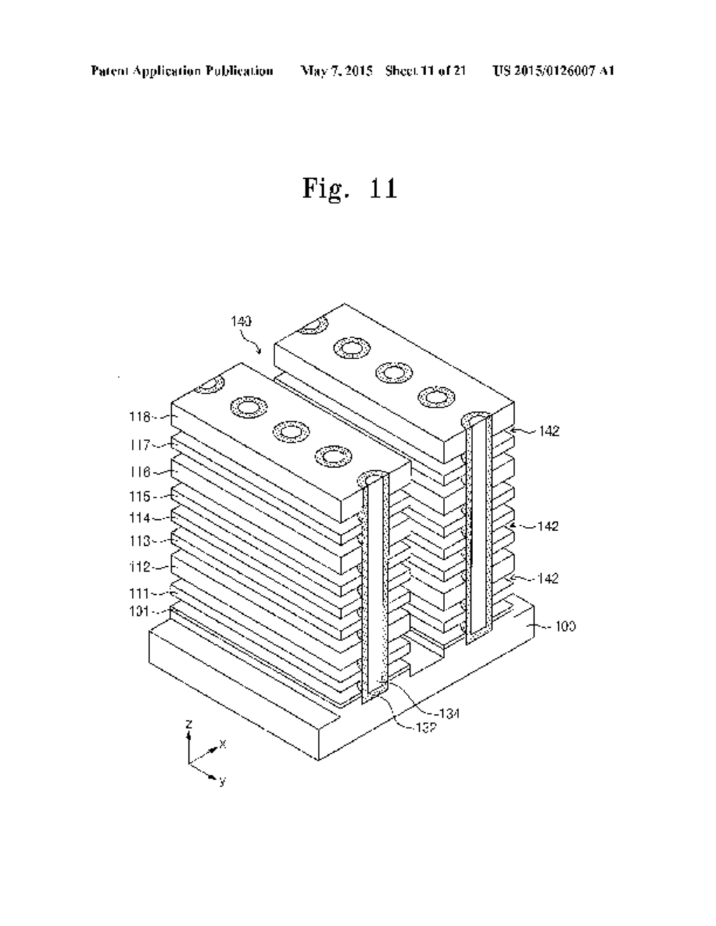 Methods of Manufacturing Three-Dimensional Semiconductor Memory Devices - diagram, schematic, and image 12