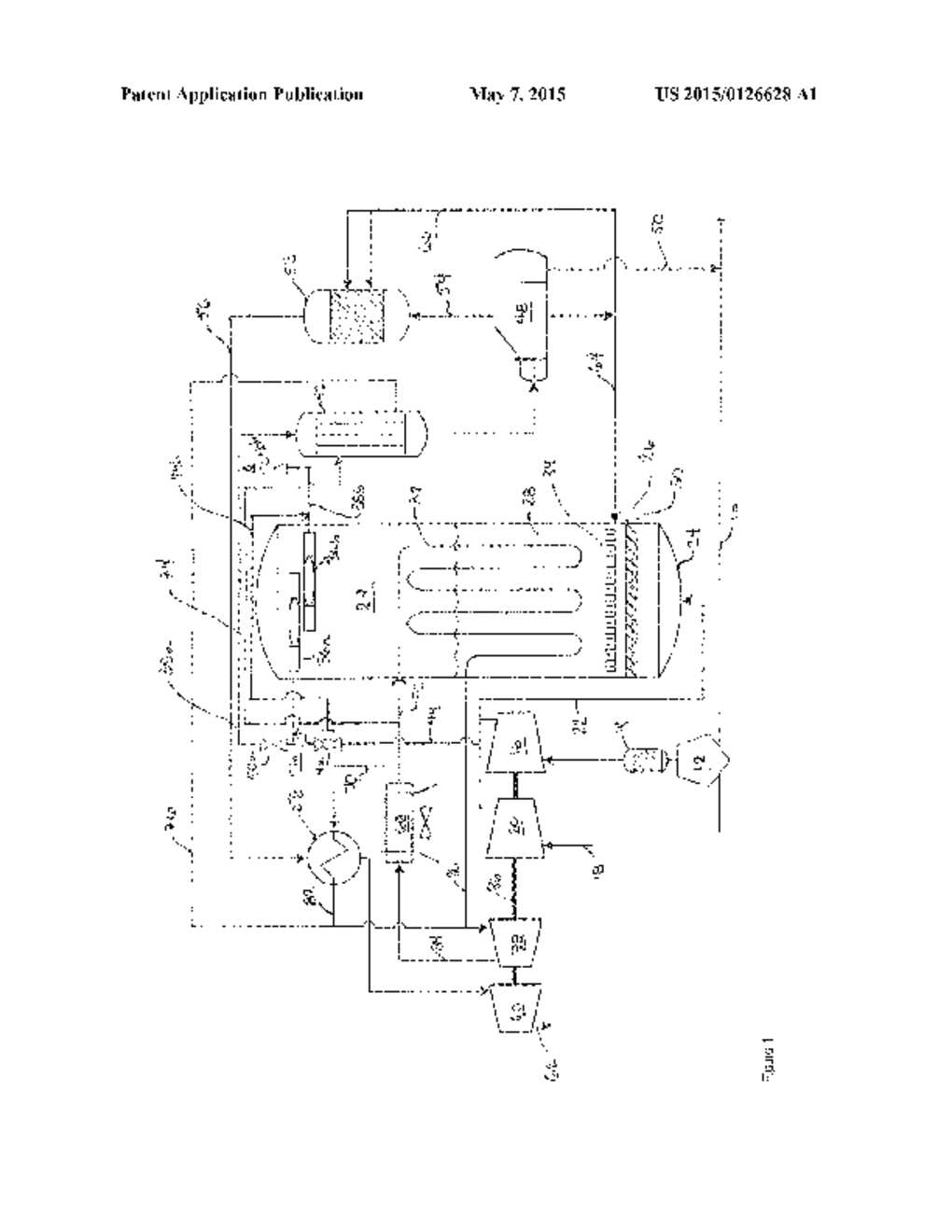 METHOD AND APPARATUS FOR PRODUCING CHEMICALS FROM A METHANE-CONTAINING GAS - diagram, schematic, and image 02