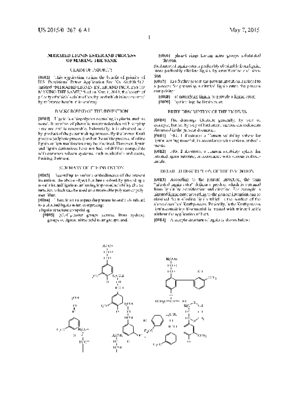 NITRATED LIGNIN ESTER AND PROCESS OF MAKING THE SAME - diagram, schematic, and image 04