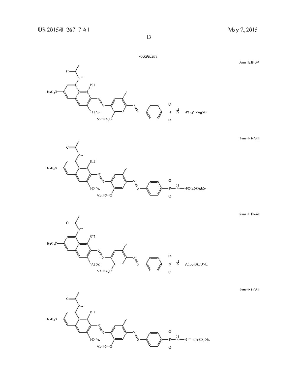 Bis-Azo Colorants for Use as Bluing Agents - diagram, schematic, and image 14