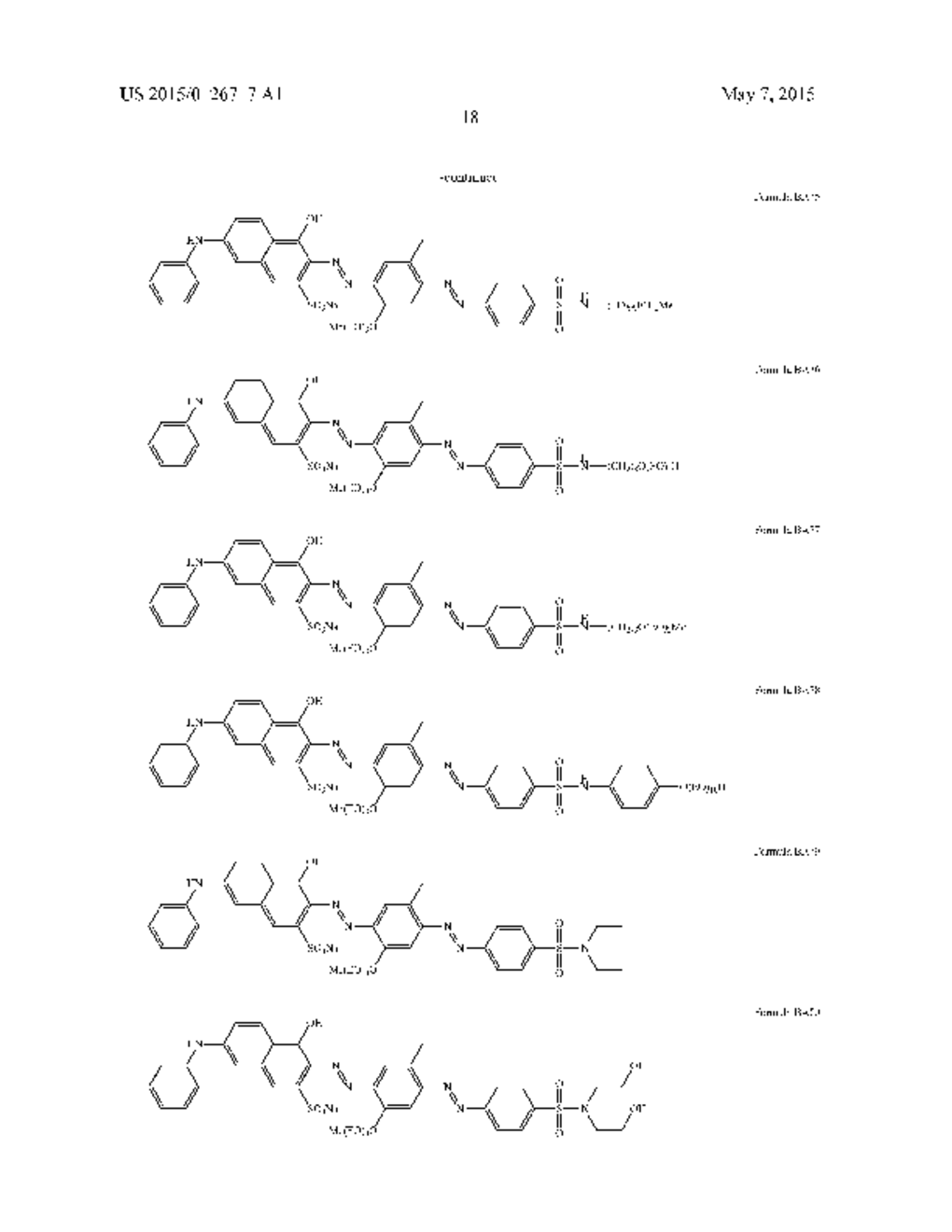 Bis-Azo Colorants for Use as Bluing Agents - diagram, schematic, and image 19