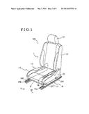 SEAT APPARATUS FOR VEHICLE diagram and image