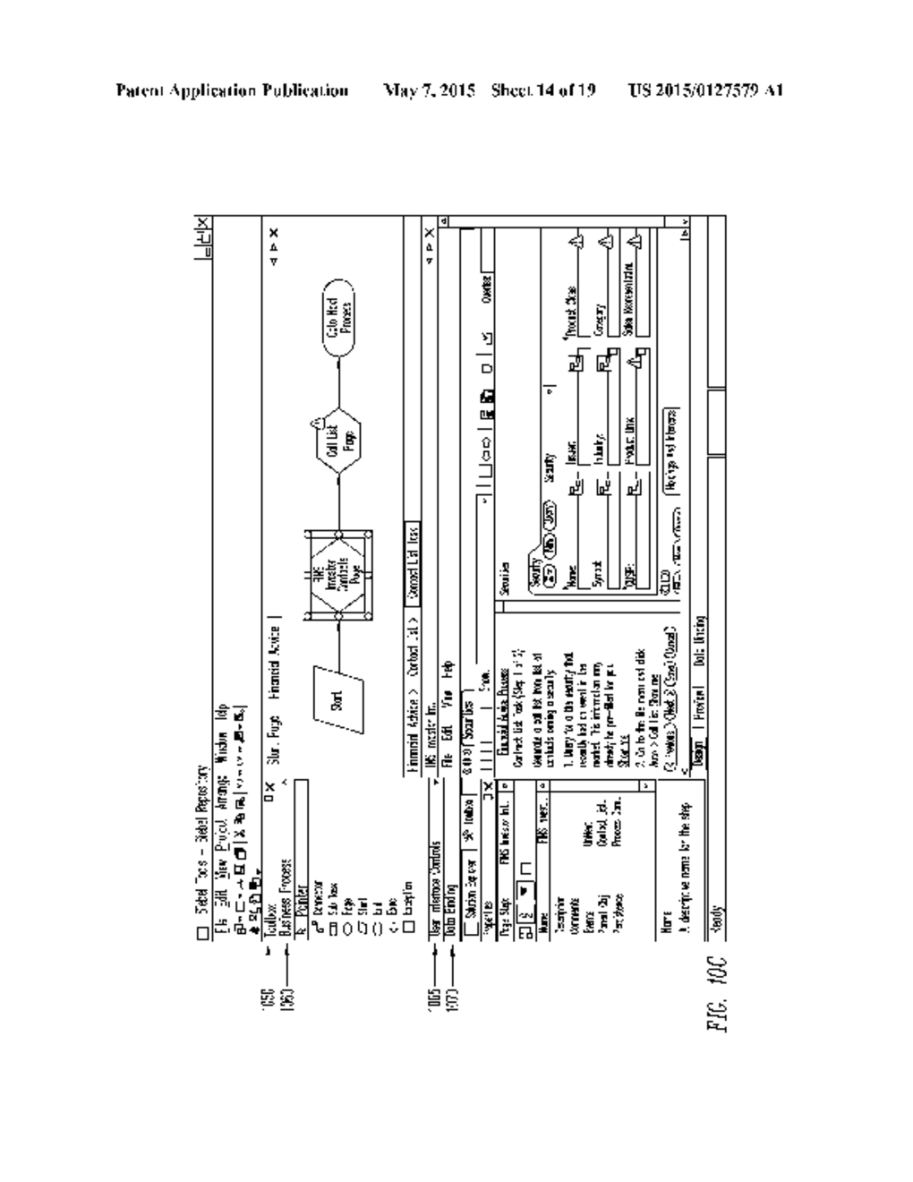 METHOD AND APPARATUS TO PRESENT AN INTEGRATED PROCESS MODELER - diagram, schematic, and image 15