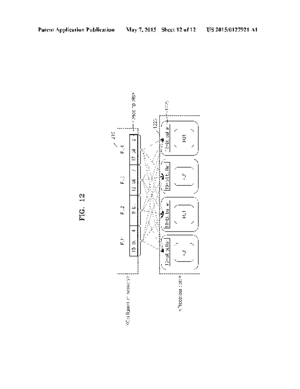 RECONFIGURABLE PROCESSOR AND METHOD FOR OPTIMIZING CONFIGURATION MEMORY - diagram, schematic, and image 13