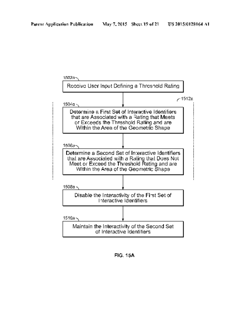 SYSTEMS AND METHODS FOR EASILY DISABLING INTERACTIVITY OF INTERACTIVE     IDENTIFIERS BY USER INPUT OF A GEOMETRIC SHAPE - diagram, schematic, and image 20