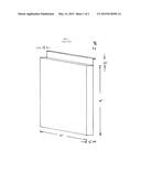 Container for a Cemetery Mausoleum for inurnment of Cremated Remains and     designed to occupy a cavity between a sealed Crypt and its decorative     facing. diagram and image