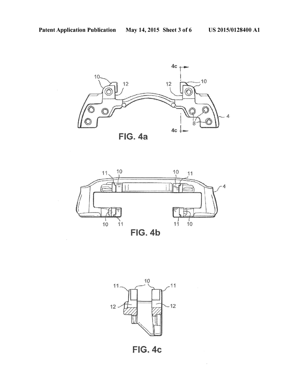 Disc Brake Pad Mounting and Retention System and Method - diagram, schematic, and image 04