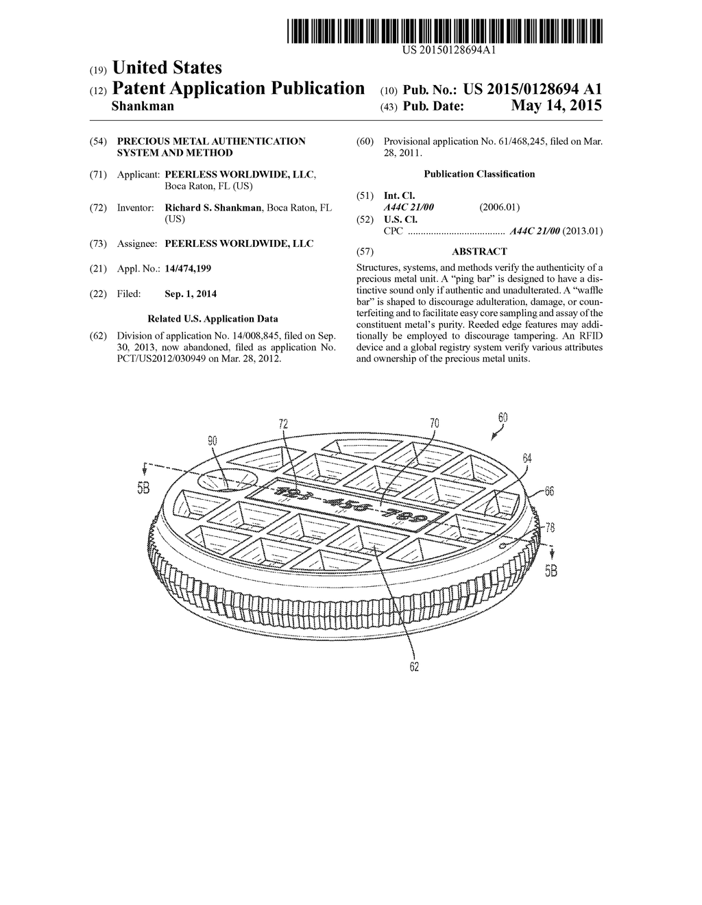 PRECIOUS METAL AUTHENTICATION SYSTEM AND METHOD - diagram, schematic, and image 01