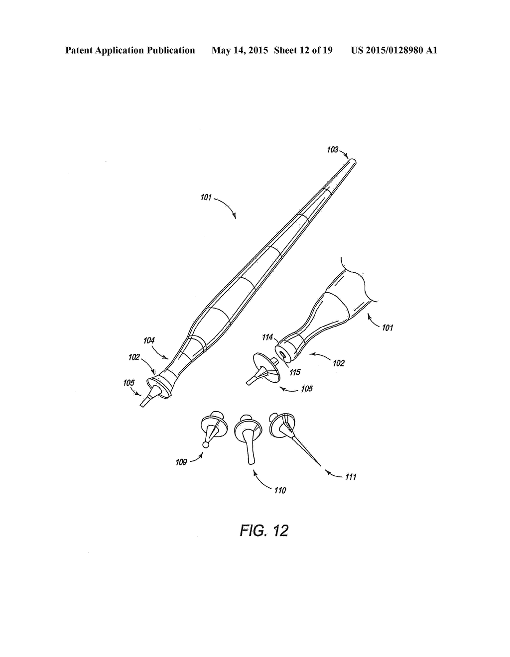 Stylus For Cosmetics, Nail Polish Applicator and Systems and Kits Based     Thereon - diagram, schematic, and image 13