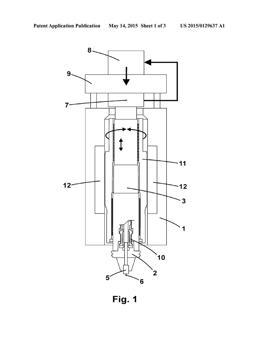 ELECTRIC SPINDLE WITH AXIAL FORCE CONTROL, INTENDED FOR FRICTION WELDING     AND OTHER USES - diagram, schematic, and image 02