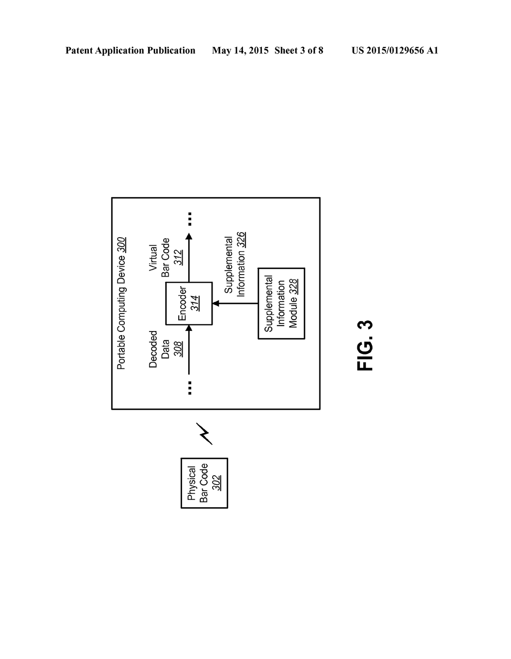 CREATING A VIRTUAL BAR CODE FROM A PHYSICAL BAR CODE - diagram, schematic, and image 04